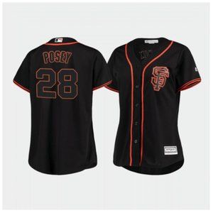 Majestic MLB Women's SF GIANTS BUSTER POSEY JERSEY